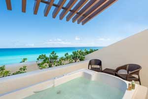 Deluxe ocean view with a whirlpool - Royal Solaris All-Inclusive Resort - Cancun, Mexico